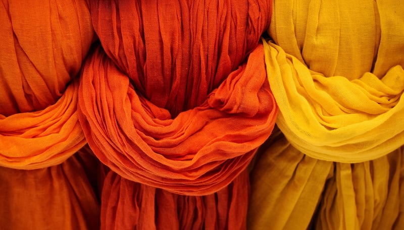 Recycled fabric rolls